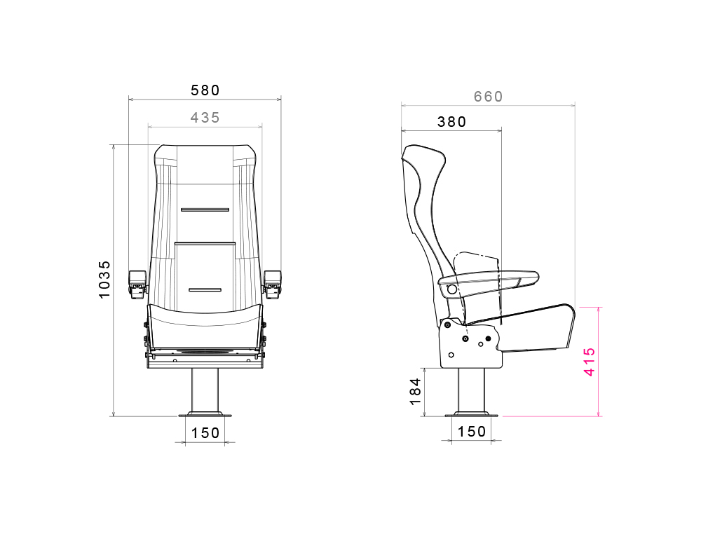 folding-cushion-ambulance-seat